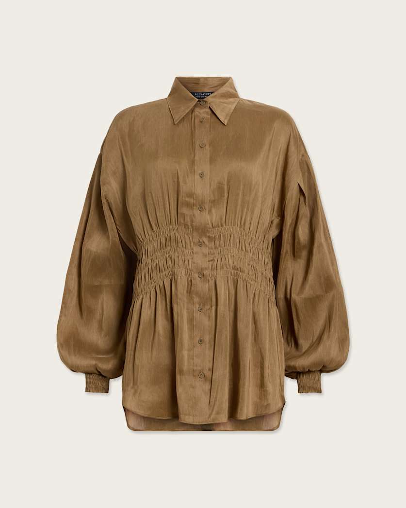 Staci Long Sleeve Linen Shirt