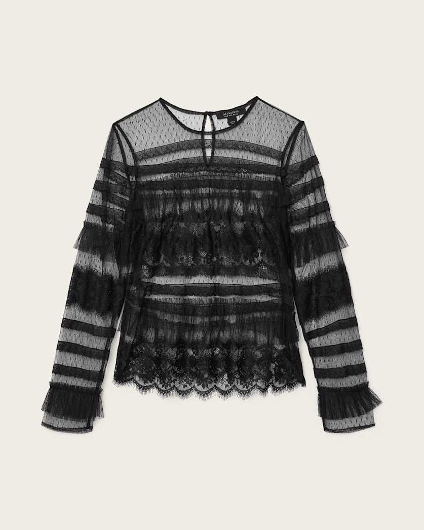 Arlea Tulle Lace Top