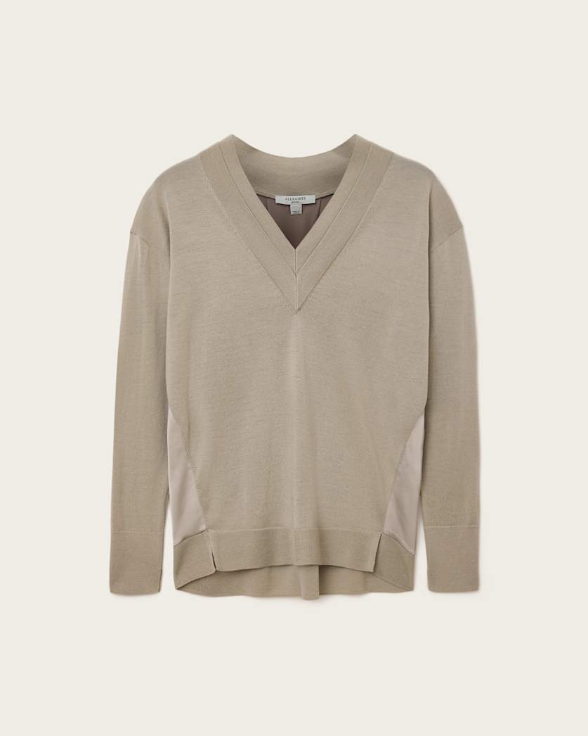 Bern V-Neck Wool Jumper