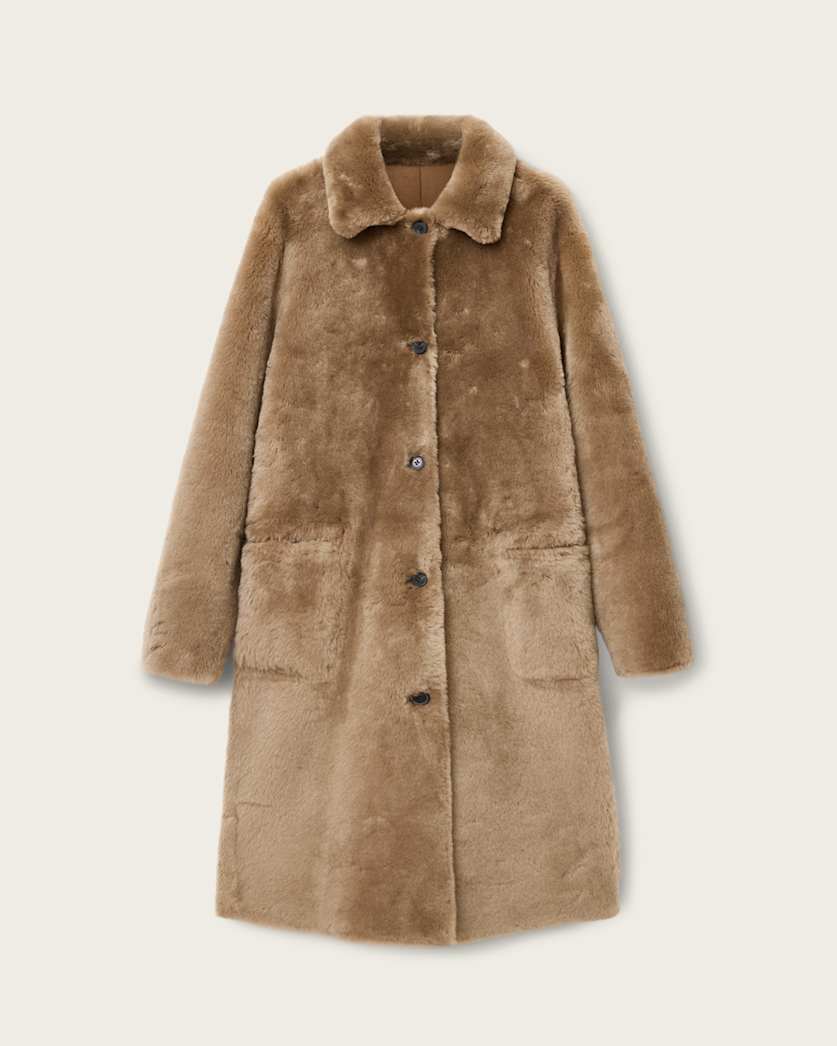 Serra Reversible Shearling Coat