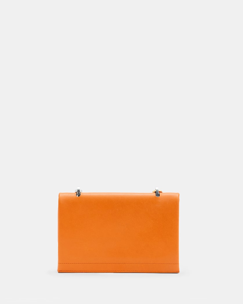 Yua Leather Removable Chain Clutch Bag