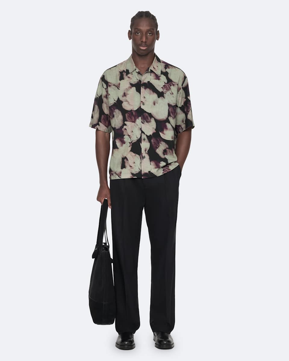 Tulip Oversized Floral-Print Shirt