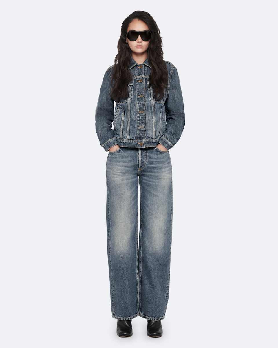 AllSaints Cohen Mid-Rise Straight-Leg Jeans