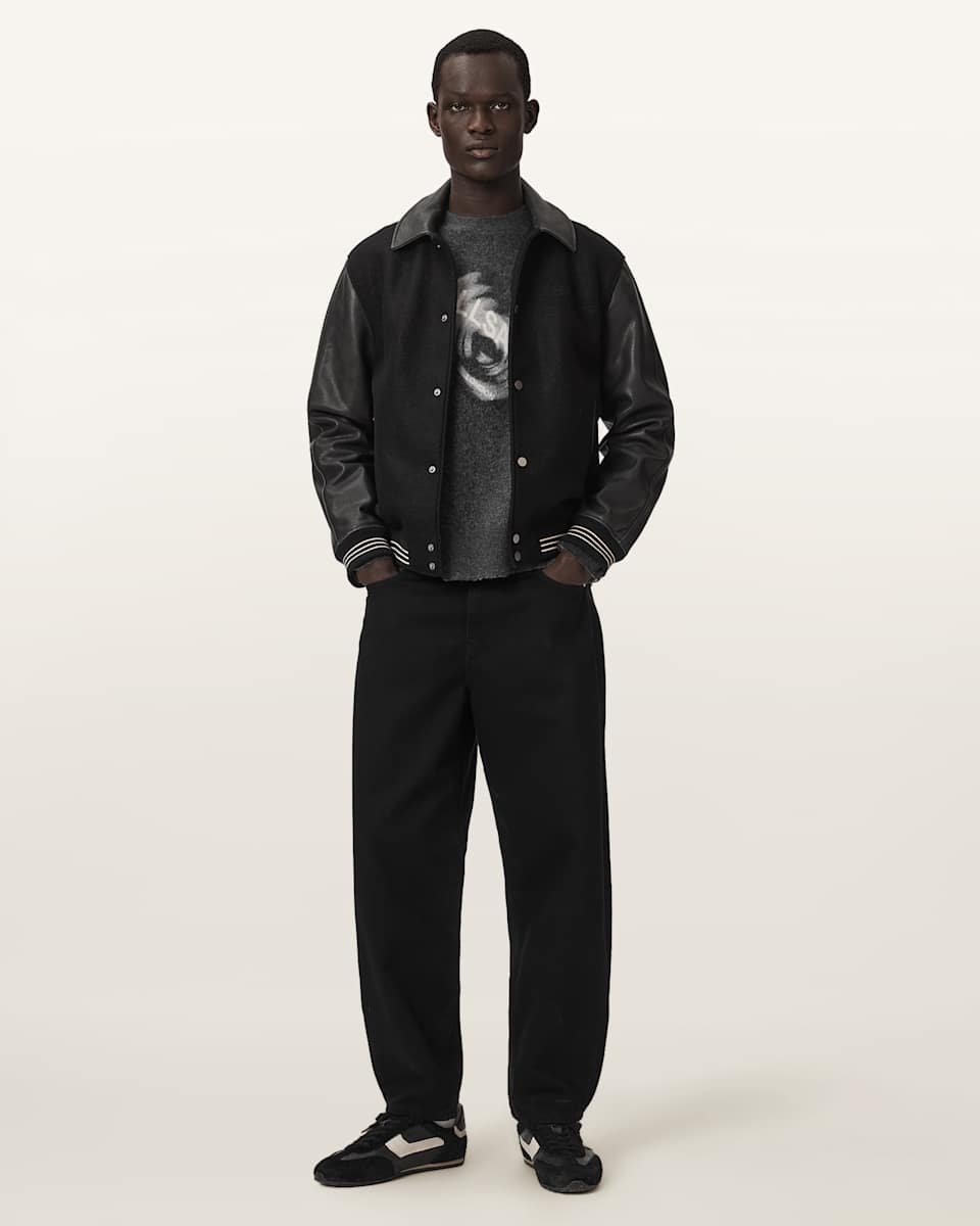 AllSaints Vanson Wool Bomber Jacket
