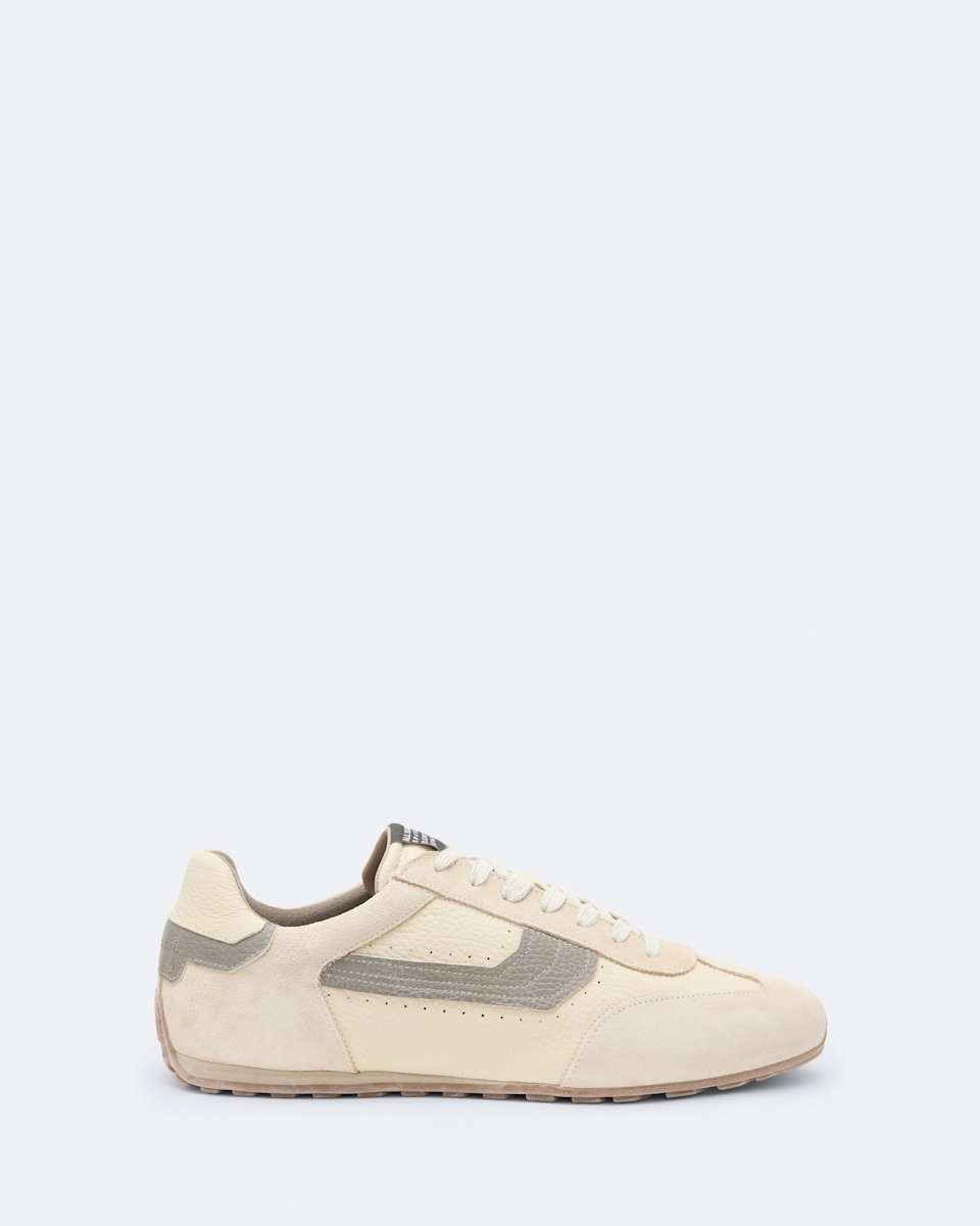 AllSaints Liam Suede Hex Low Top Sneakers