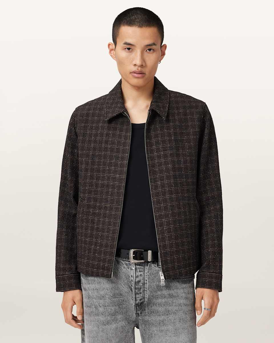 AllSaints City Hall Check Jacket