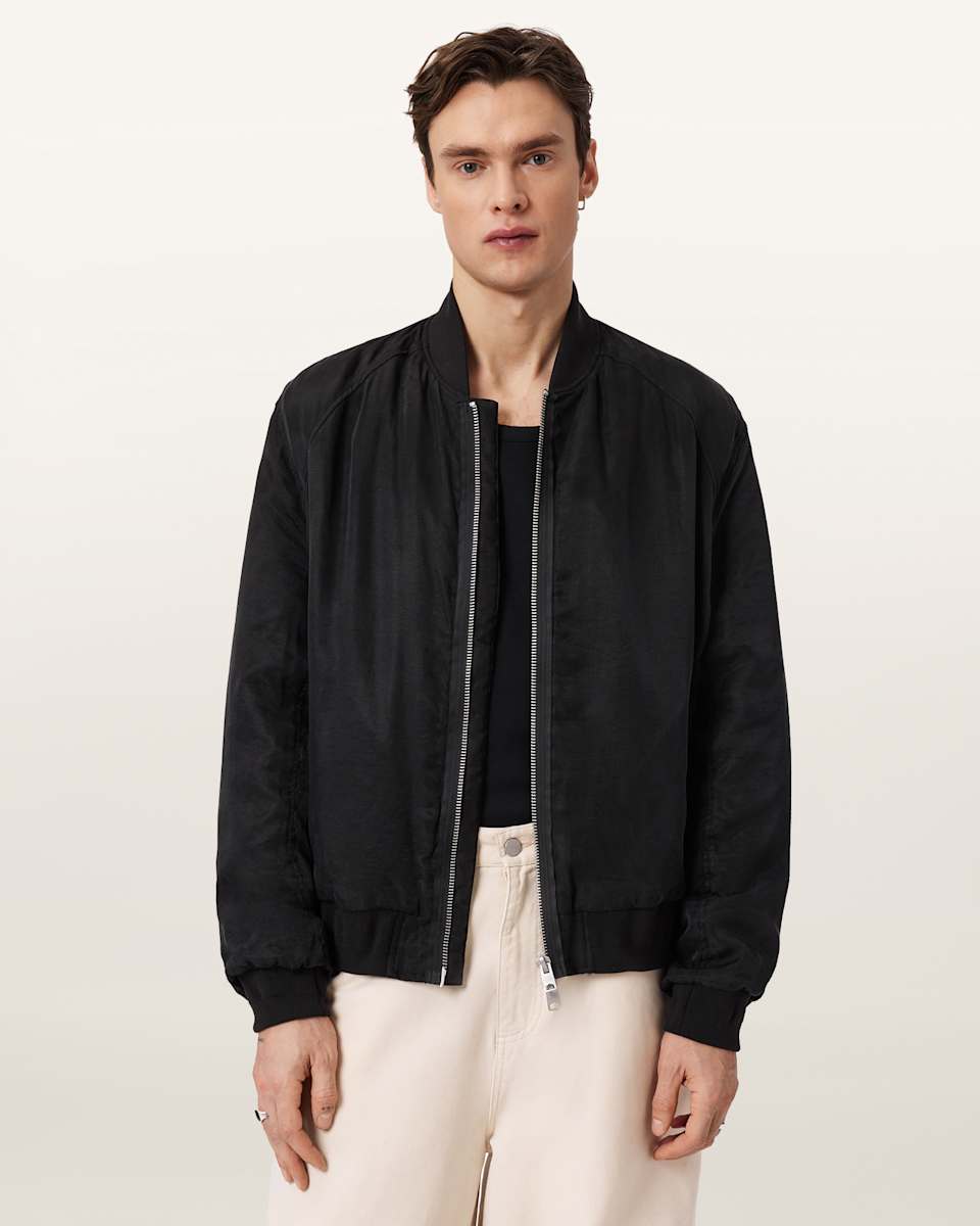 AllSaints Nyx Oversized Bomber Jacket
