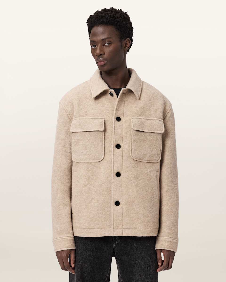 AllSaints Cayson Wool Blend Jacket