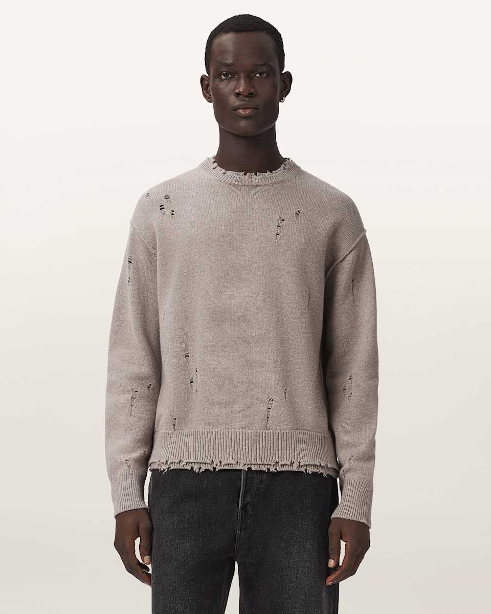 AllSaints Wolf Oversized Wool Blend Sweater