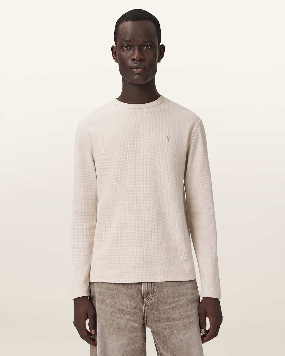 AllSaints Ellis Long Sleeve Cotton T-Shirt