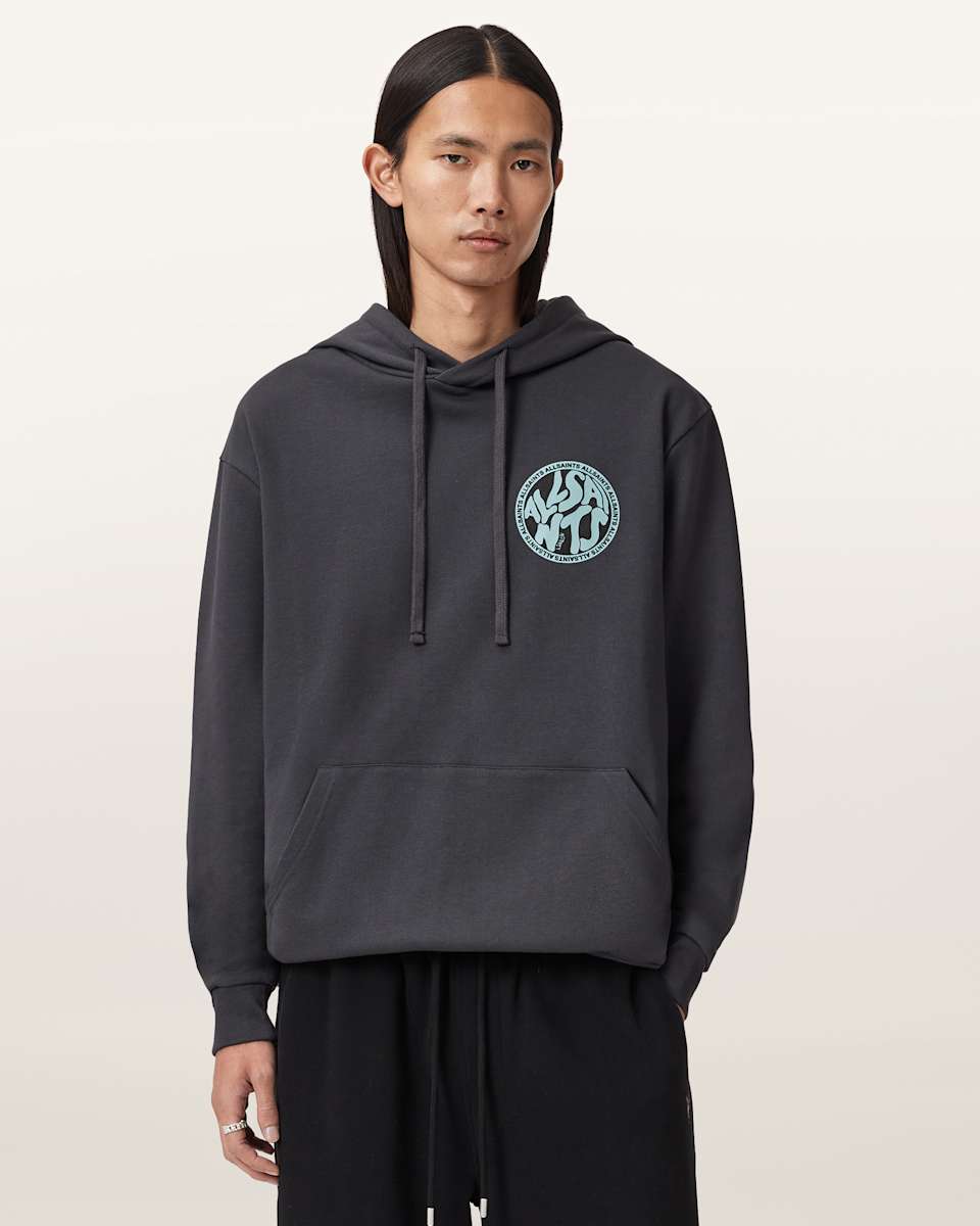 AllSaints Distortion Graphic Hoodie