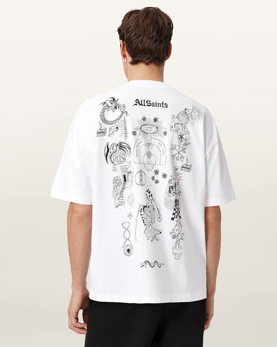 AllSaints Terra Oversized Graphic T-Shirt