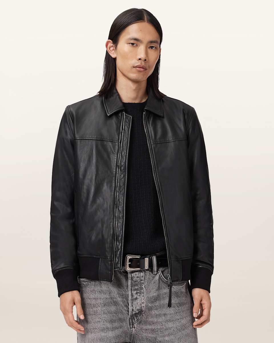 AllSaints Rashford Leather Jacket