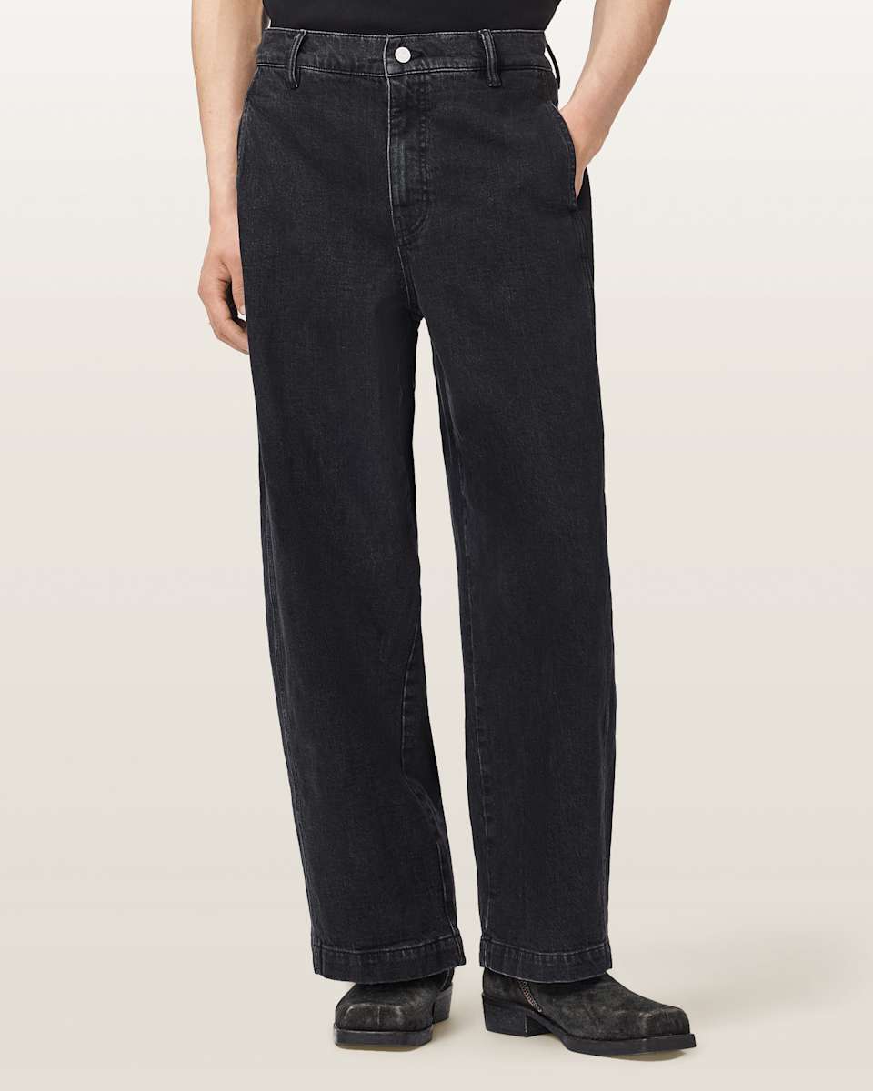 AllSaints Raafi Barrel Leg Denim Jeans