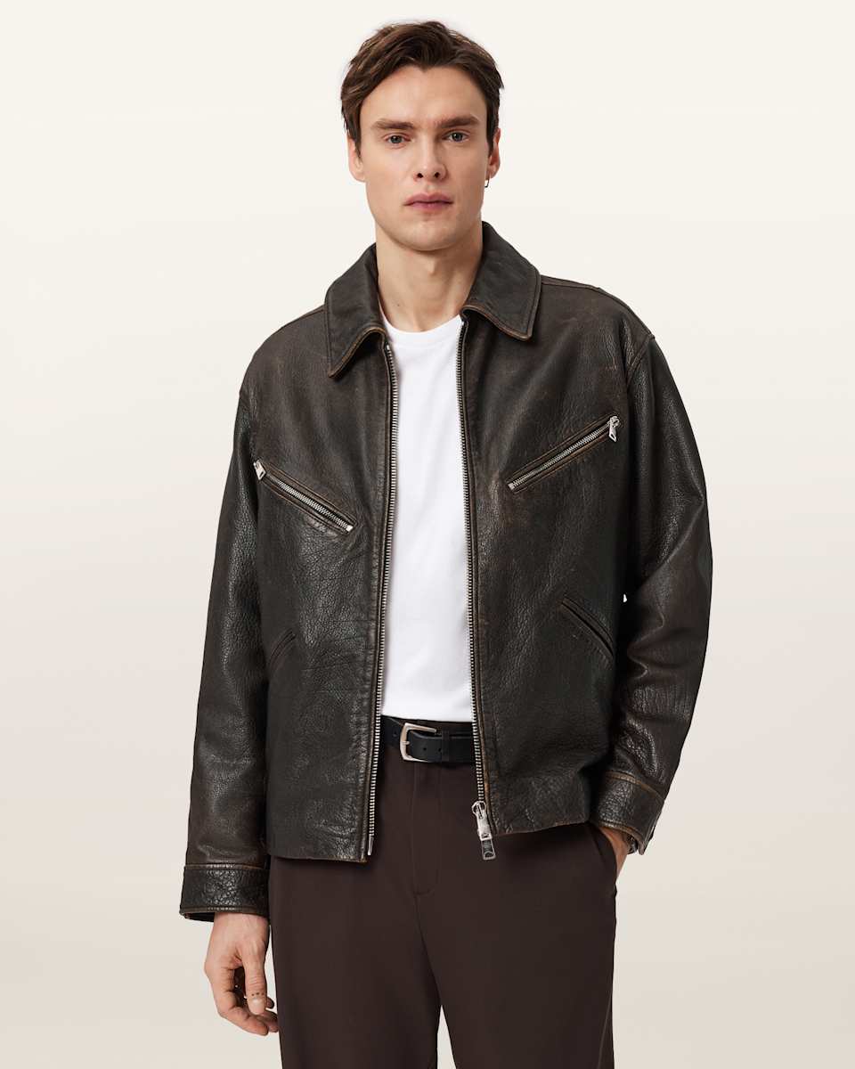 AllSaints Starday Leather Jacket