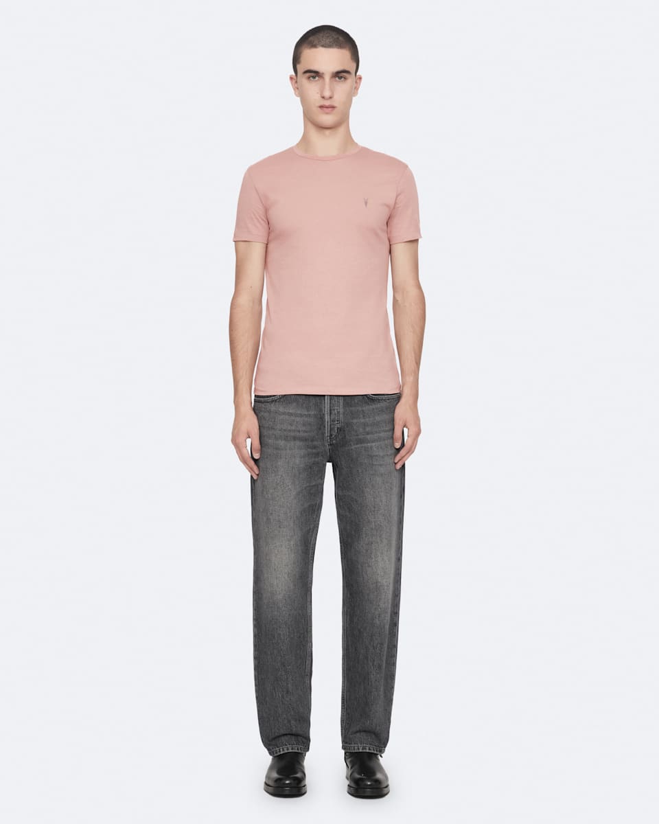 AllSaints Tonic Crew Neck Slim Ramskull T-Shirt