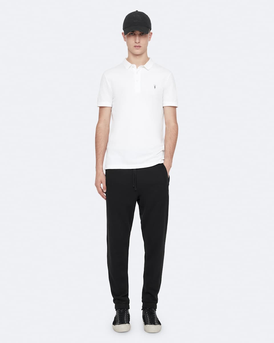 AllSaints Raven Cuffed Slim Fit Ramskull Sweatpants