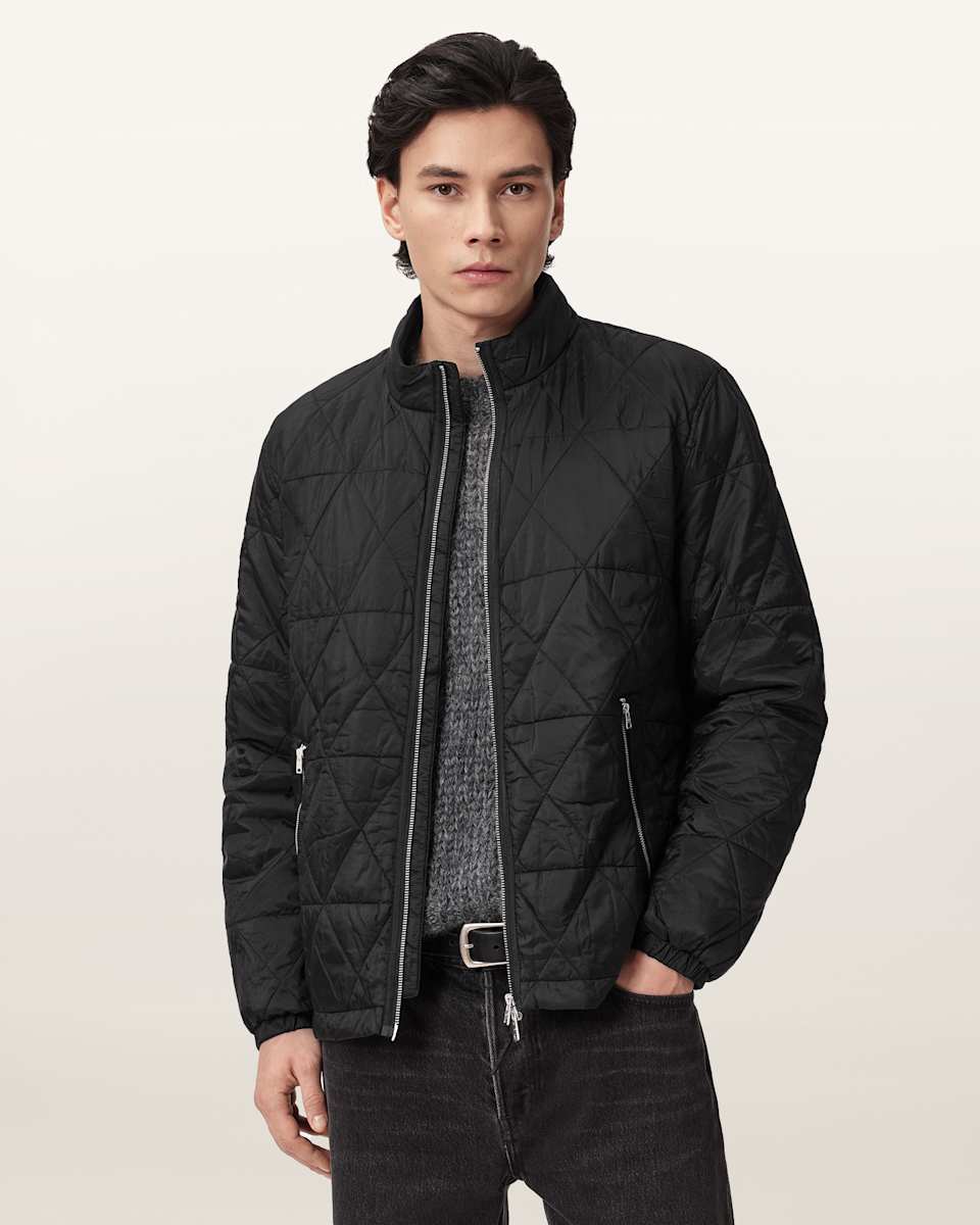 AllSaints Tribex Matte Quilted Jacket
