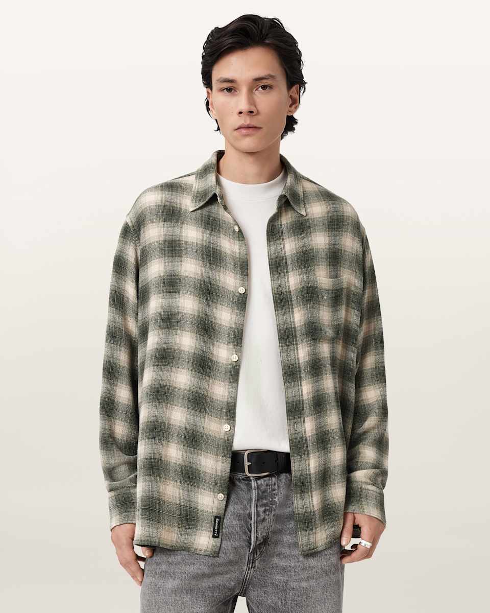 AllSaints Lumley Oversized Check Shirt