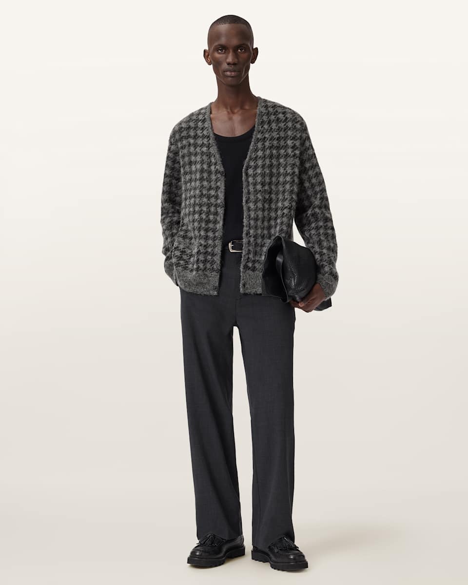 AllSaints Zain Wool Blend Cardigan