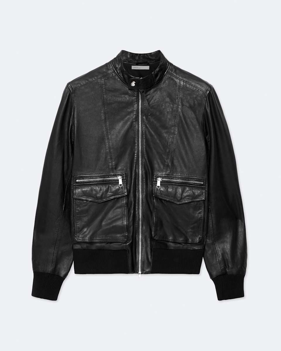 Hiro Leather Bomber Jacket