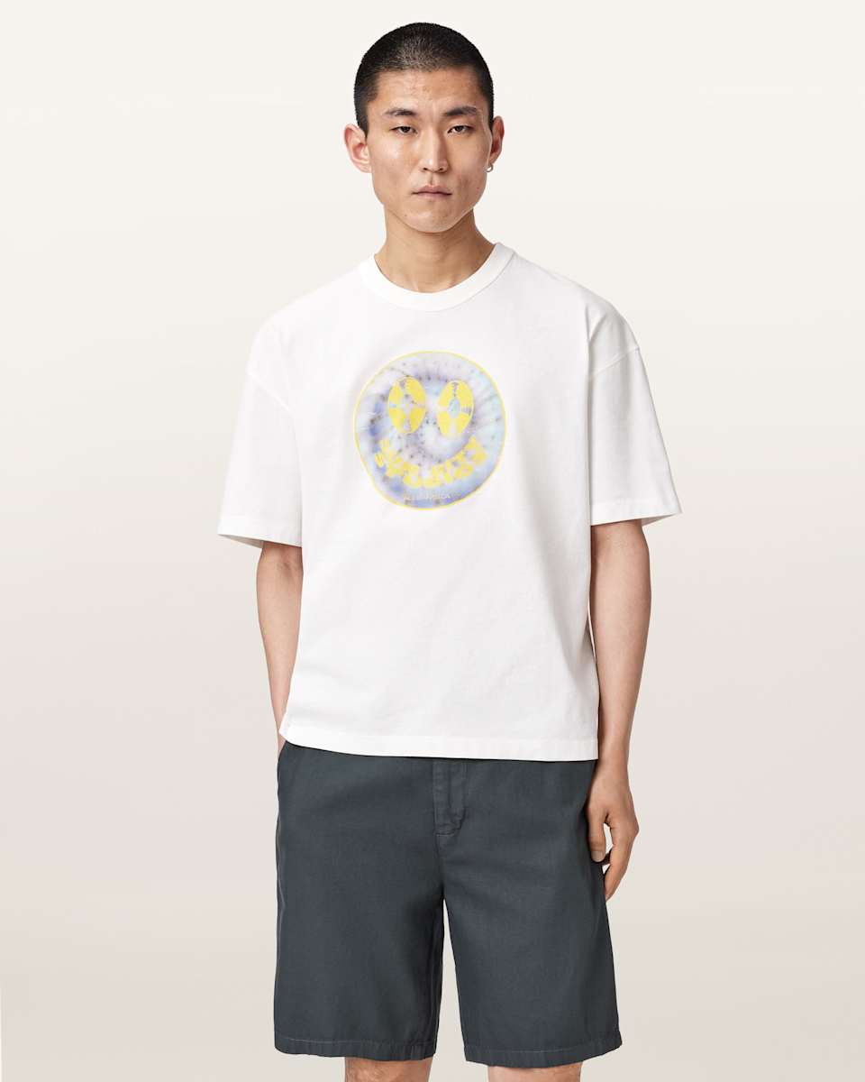AllSaints Spun Out Boxy Short Sleeve Graphic T-Shirt