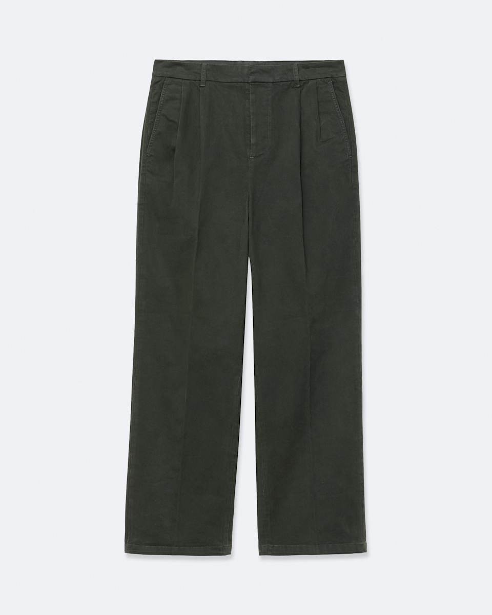 Aston Straight-Fit Double-Pleat Chinos