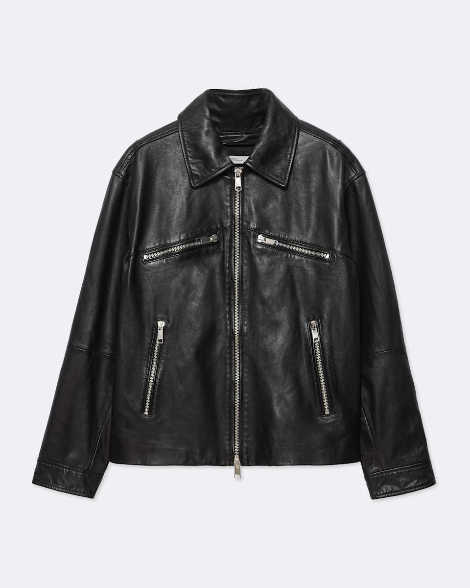 Vegason Oversized Leather Jacket