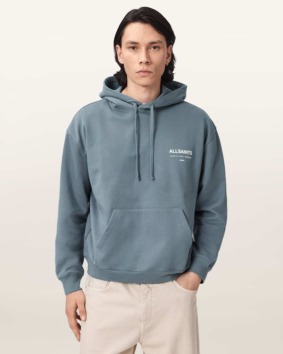 AllSaints Backstage Long Sleeve Graphic Hoodie