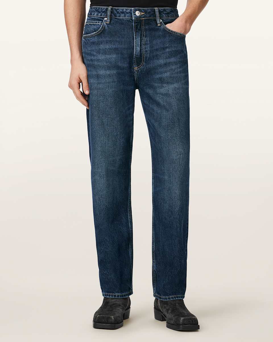 AllSaints Reid Straight Fit Denim Jeans