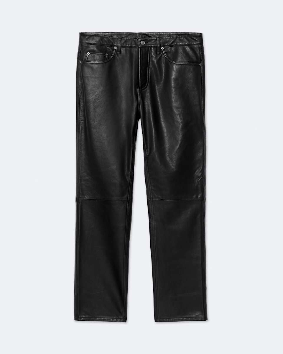 AllSaints Vini Slim Bootcut Leather Pants