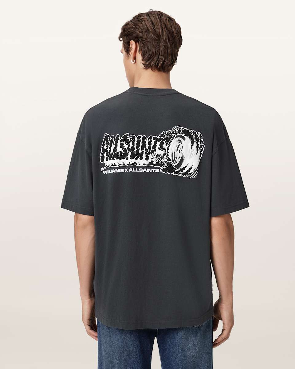 AllSaints Williams X AllSaints Burnout Crew Neck T-Shirt