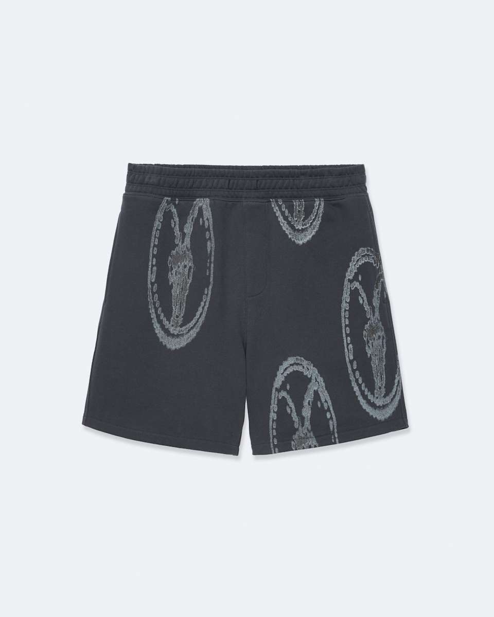 AllSaints Rammy Stamped Jersey Sweatshorts