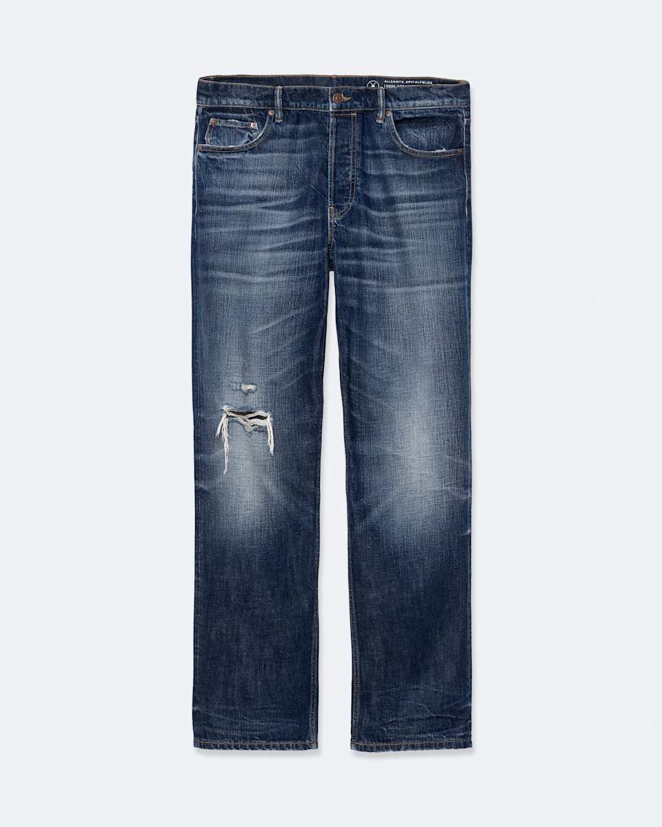 AllSaints Destroy Loose-Straight Leg Jeans