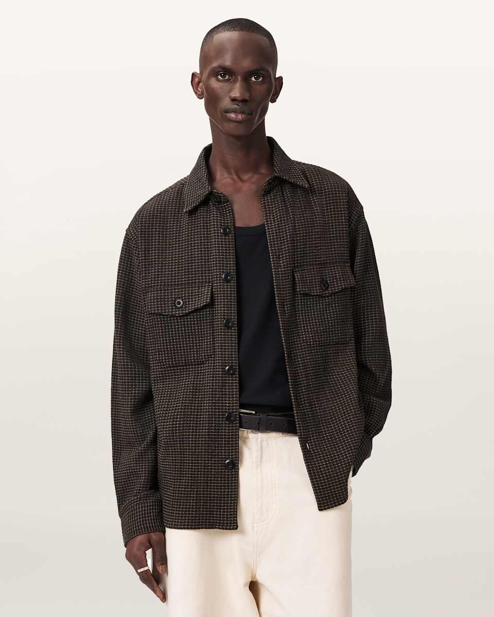 AllSaints Kanda Long Sleeved Shirt