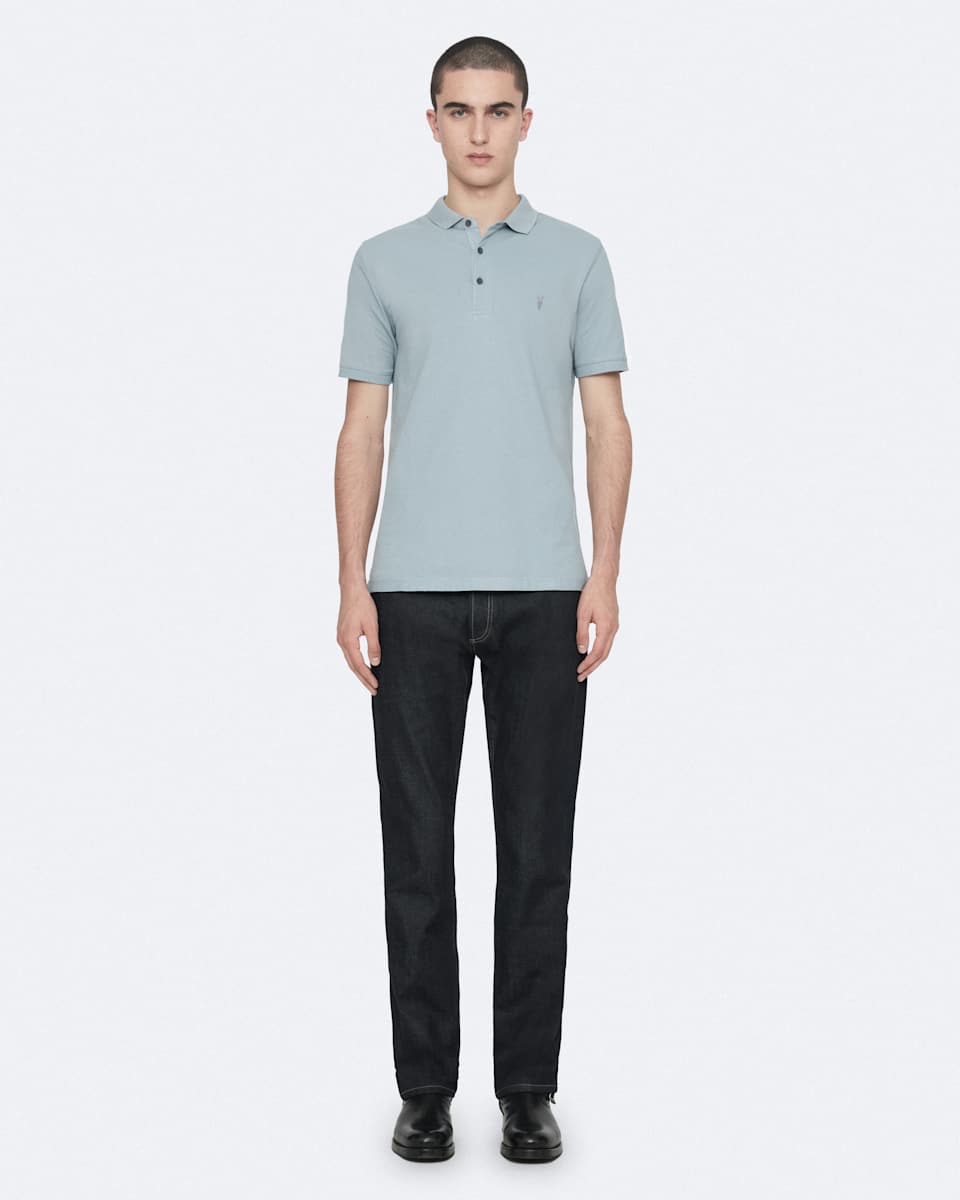 AllSaints Reform Short Sleeve Polo Shirt