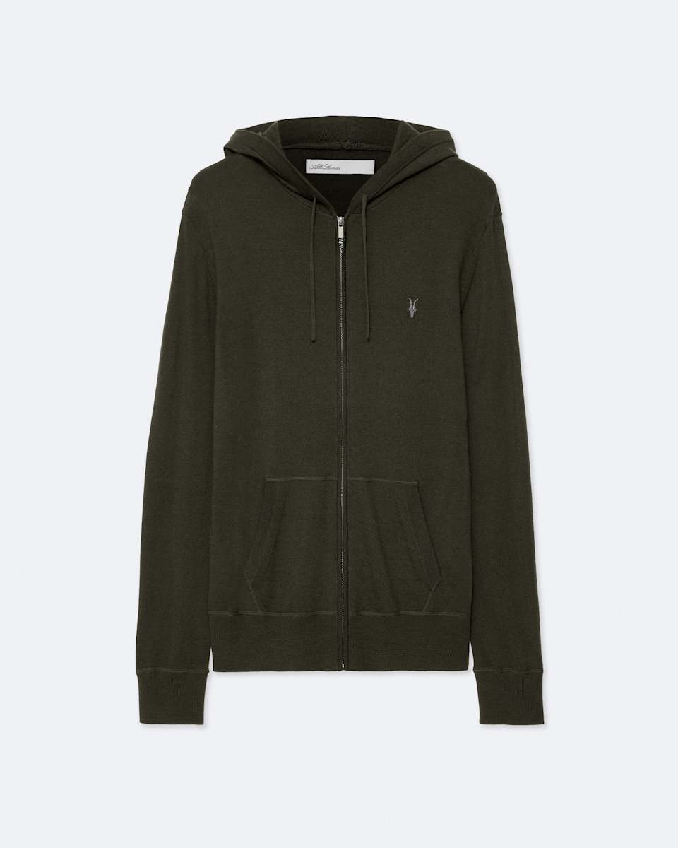 Mode Merino Wool Zip-Up Hoodie