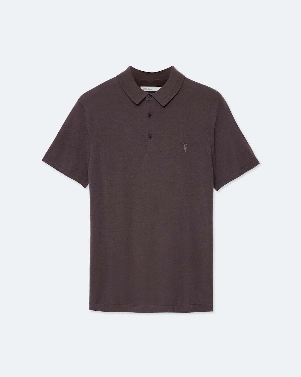 Mode Merino Wool Short-Sleeve Polo Shirt