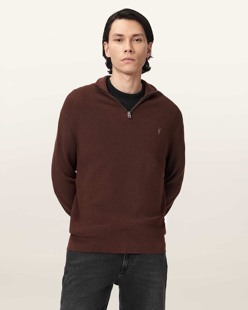 AllSaints Aspen Funnel Neck Ramskul Sweater
