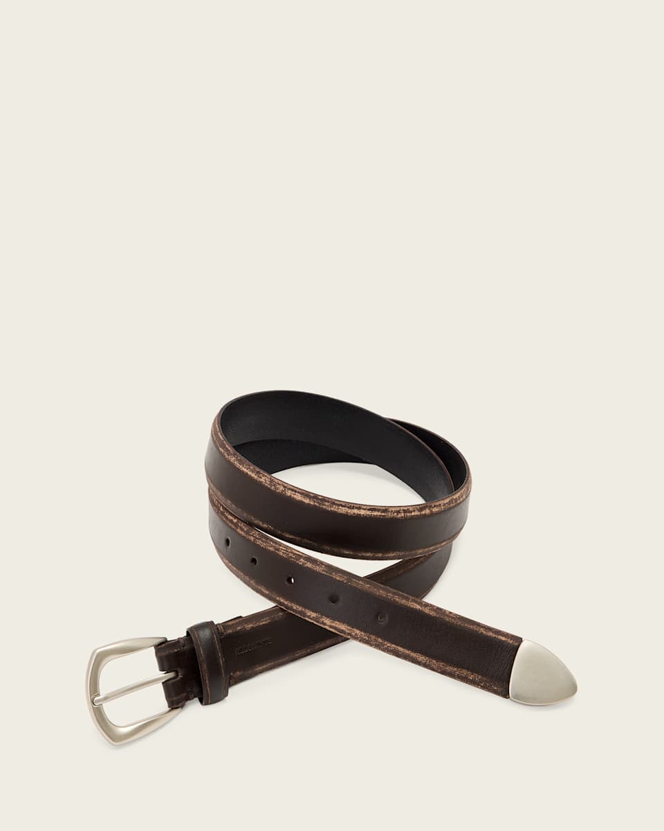 AllSaints Seth Leather Belt