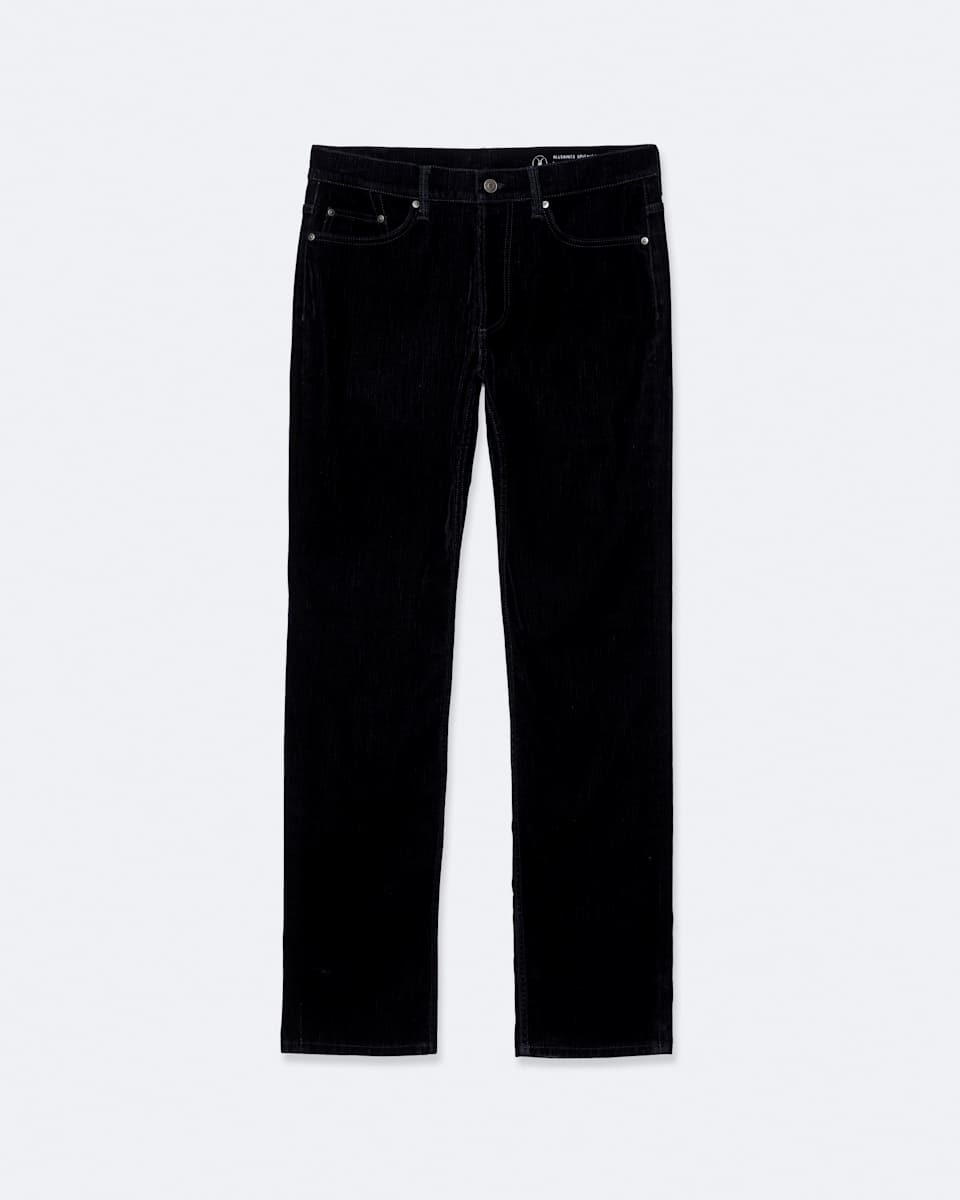Flocked Denim Slim-Straight Leg Jeans