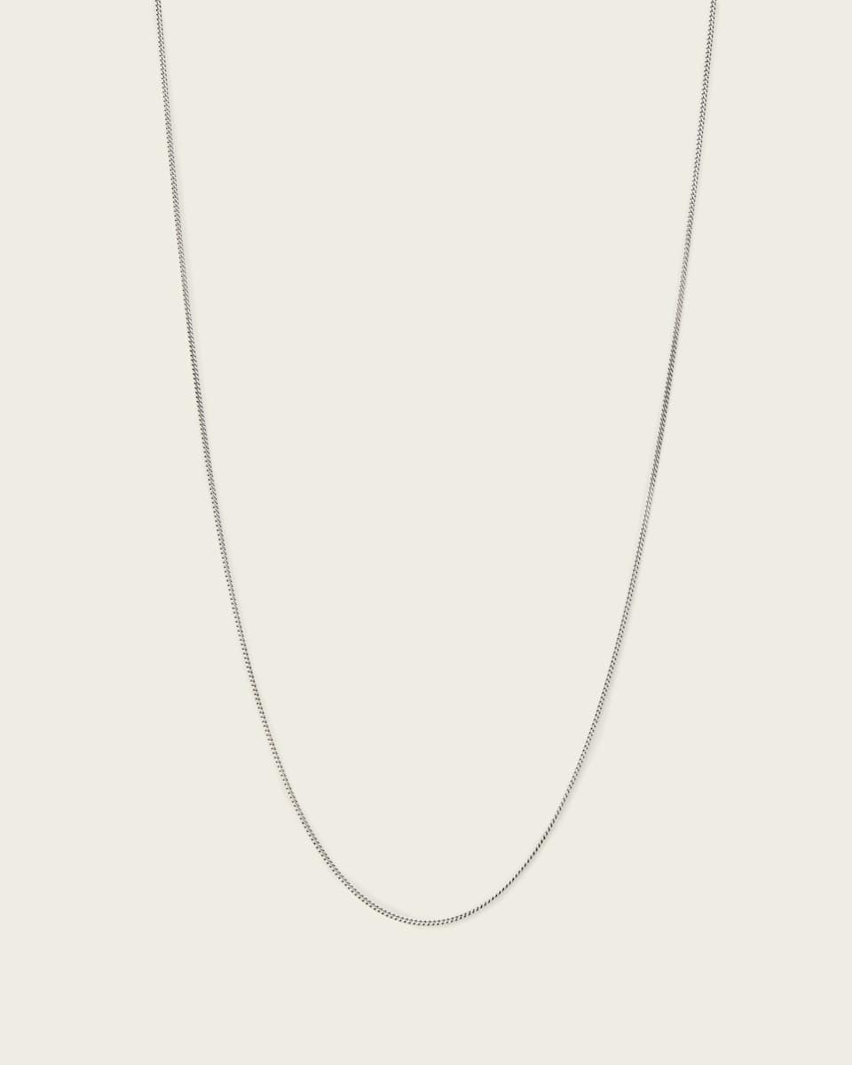 Axl Sterling Silver Medium Curb Necklace