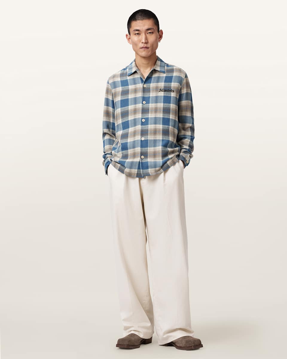 AllSaints Atla Relaxed Long Sleeve Check Shirt