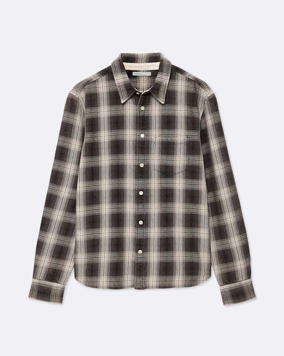 AllSaints Wrent Relaxed-Fit Check Cotton Shirt