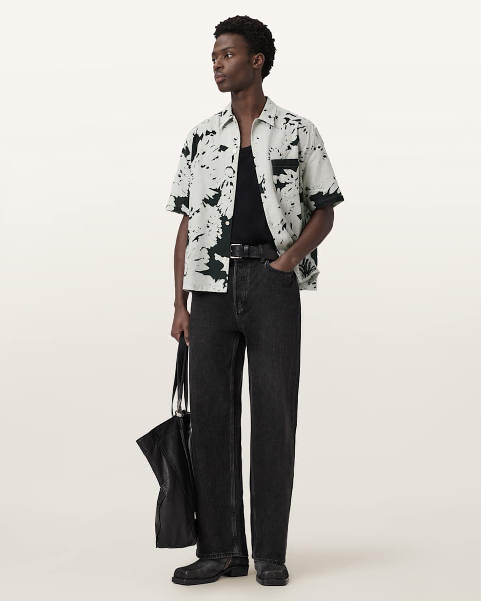 AllSaints Girona Short Sleeve Printed Shirt