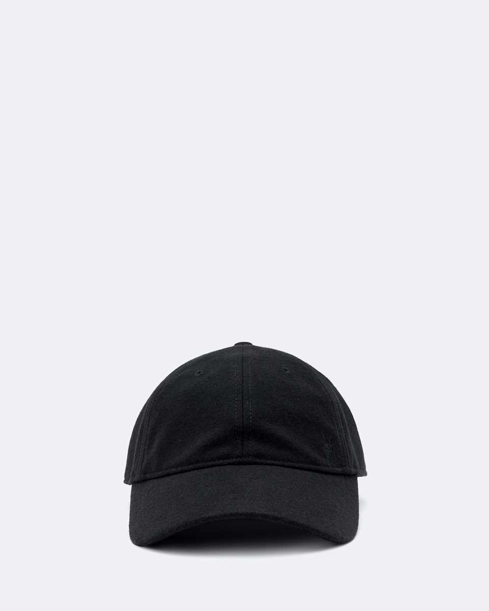 AllSaints Wool-Blend Melton Baseball Cap