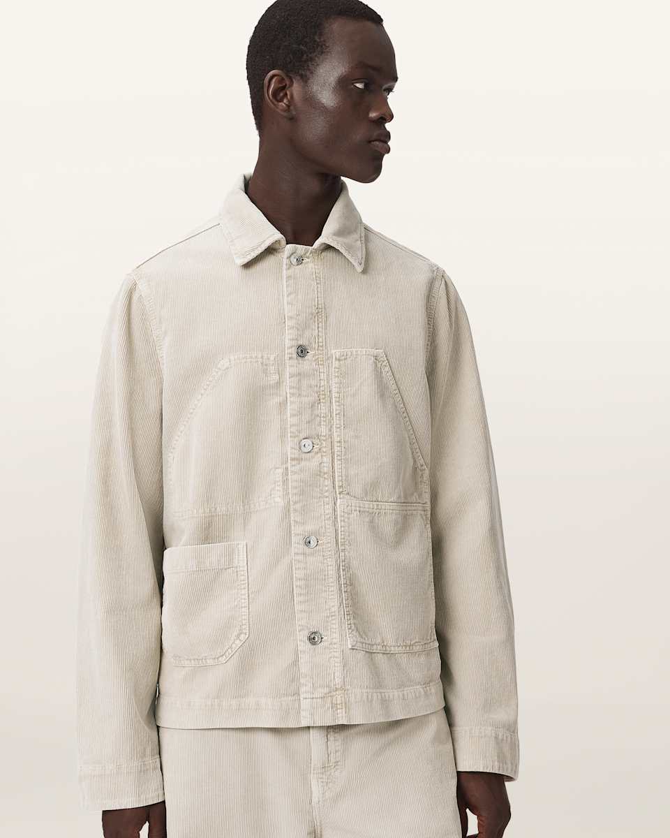 AllSaints Mukesh Relaxed Fit Cord Shacket