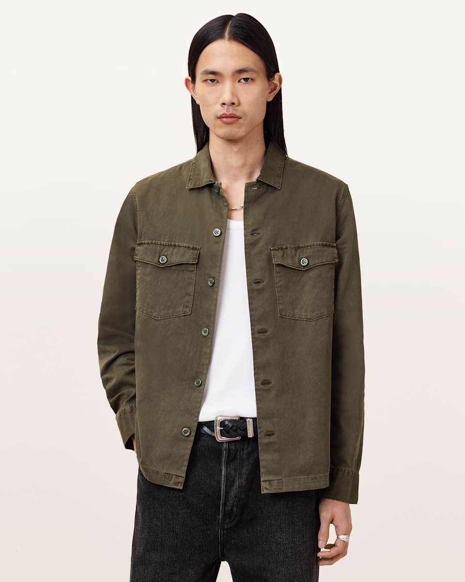 AllSaints Spotter Slim Fit Overshirt
