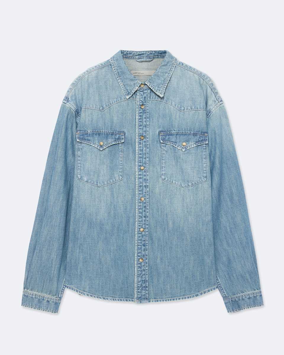 AllSaints Western Denim Shirt