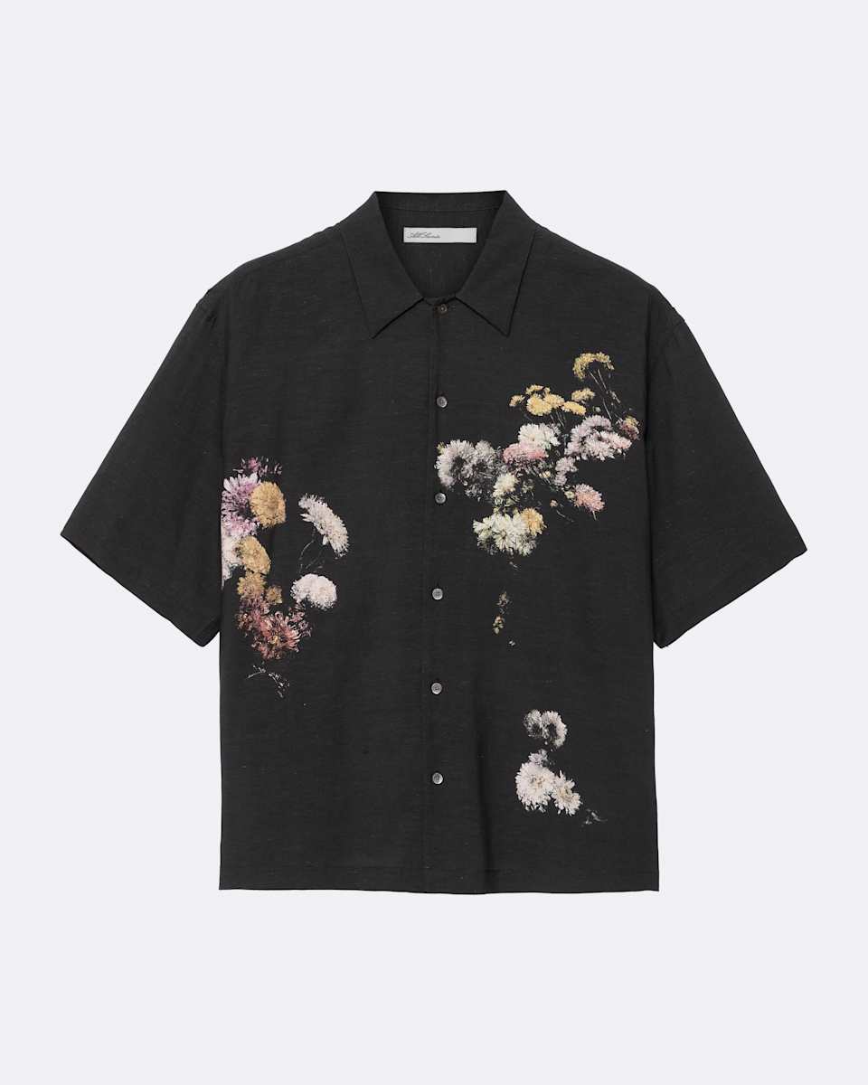 Fleur Oversized Floral-Print Shirt